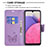 Custodia Portafoglio In Pelle Farfalla Cover con Supporto B01F per Samsung Galaxy A33 5G