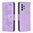 Custodia Portafoglio In Pelle Farfalla Cover con Supporto B01F per Samsung Galaxy A33 5G Lavanda