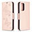 Custodia Portafoglio In Pelle Farfalla Cover con Supporto B01F per Samsung Galaxy A52 4G