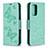 Custodia Portafoglio In Pelle Farfalla Cover con Supporto B01F per Samsung Galaxy A52 4G