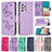 Custodia Portafoglio In Pelle Farfalla Cover con Supporto B01F per Samsung Galaxy A53 5G