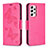 Custodia Portafoglio In Pelle Farfalla Cover con Supporto B01F per Samsung Galaxy A53 5G Rosa Caldo