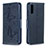 Custodia Portafoglio In Pelle Farfalla Cover con Supporto B01F per Samsung Galaxy A70S