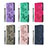 Custodia Portafoglio In Pelle Farfalla Cover con Supporto B01F per Samsung Galaxy A70S