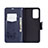 Custodia Portafoglio In Pelle Farfalla Cover con Supporto B01F per Samsung Galaxy A72 4G