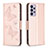 Custodia Portafoglio In Pelle Farfalla Cover con Supporto B01F per Samsung Galaxy A73 5G