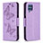 Custodia Portafoglio In Pelle Farfalla Cover con Supporto B01F per Samsung Galaxy M32 4G