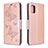 Custodia Portafoglio In Pelle Farfalla Cover con Supporto B01F per Samsung Galaxy M40S