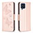 Custodia Portafoglio In Pelle Farfalla Cover con Supporto B01F per Samsung Galaxy M53 5G