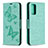 Custodia Portafoglio In Pelle Farfalla Cover con Supporto B01F per Samsung Galaxy Note 20 5G