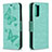 Custodia Portafoglio In Pelle Farfalla Cover con Supporto B01F per Samsung Galaxy S20 FE 4G