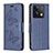 Custodia Portafoglio In Pelle Farfalla Cover con Supporto B01F per Xiaomi Redmi Note 13 5G