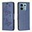 Custodia Portafoglio In Pelle Farfalla Cover con Supporto B01F per Xiaomi Redmi Note 13 Pro 5G