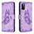 Custodia Portafoglio In Pelle Farfalla Cover con Supporto B02F per Samsung Galaxy A41