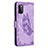 Custodia Portafoglio In Pelle Farfalla Cover con Supporto B02F per Samsung Galaxy A41