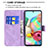 Custodia Portafoglio In Pelle Farfalla Cover con Supporto B02F per Samsung Galaxy A71 4G A715