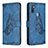 Custodia Portafoglio In Pelle Farfalla Cover con Supporto B02F per Samsung Galaxy M11