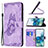 Custodia Portafoglio In Pelle Farfalla Cover con Supporto B02F per Samsung Galaxy S20 Plus