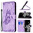 Custodia Portafoglio In Pelle Farfalla Cover con Supporto B02F per Samsung Galaxy S20 Ultra 5G