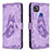 Custodia Portafoglio In Pelle Farfalla Cover con Supporto B02F per Xiaomi Redmi 9C NFC Lavanda