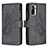 Custodia Portafoglio In Pelle Farfalla Cover con Supporto B02F per Xiaomi Redmi Note 10 4G