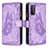 Custodia Portafoglio In Pelle Farfalla Cover con Supporto B03F per Samsung Galaxy S20 FE 4G