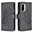 Custodia Portafoglio In Pelle Farfalla Cover con Supporto B03F per Xiaomi Mi 11X 5G Nero