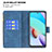 Custodia Portafoglio In Pelle Farfalla Cover con Supporto B03F per Xiaomi Redmi Note 11 4G (2021)