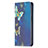 Custodia Portafoglio In Pelle Farfalla Cover con Supporto L01 per Apple iPhone 16 Pro Max Blu