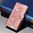 Custodia Portafoglio In Pelle Farfalla Cover con Supporto L01 per Xiaomi Mi 11 Lite 5G Rosa