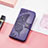 Custodia Portafoglio In Pelle Farfalla Cover con Supporto L01 per Xiaomi Redmi 12C 4G