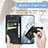 Custodia Portafoglio In Pelle Farfalla Cover con Supporto L02 per Xiaomi Mi 11 Lite 5G NE