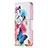 Custodia Portafoglio In Pelle Farfalla Cover con Supporto L03 per Apple iPhone 15 Pro Max Rosa