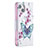 Custodia Portafoglio In Pelle Farfalla Cover con Supporto L07 per Apple iPhone 13 Bianco