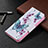 Custodia Portafoglio In Pelle Farfalla Cover con Supporto L07 per Apple iPhone 16 Pro Max Rosa