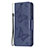 Custodia Portafoglio In Pelle Farfalla Cover con Supporto L09 per Apple iPhone 15 Blu