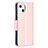 Custodia Portafoglio In Pelle Farfalla Cover con Supporto L09 per Apple iPhone 15 Plus Rosa