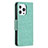 Custodia Portafoglio In Pelle Farfalla Cover con Supporto L09 per Apple iPhone 15 Pro Max Verde