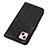 Custodia Portafoglio In Pelle Farfalla Cover con Supporto L10 per Apple iPhone 13 Mini Nero