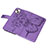 Custodia Portafoglio In Pelle Farfalla Cover con Supporto L10 per Apple iPhone 14 Plus Lavanda