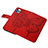 Custodia Portafoglio In Pelle Farfalla Cover con Supporto L10 per Apple iPhone 14 Pro Max Rosso