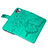 Custodia Portafoglio In Pelle Farfalla Cover con Supporto L10 per Apple iPhone 14 Pro Verde