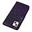 Custodia Portafoglio In Pelle Farfalla Cover con Supporto L10 per Apple iPhone 14 Viola