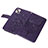 Custodia Portafoglio In Pelle Farfalla Cover con Supporto L10 per Apple iPhone 14 Viola