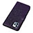 Custodia Portafoglio In Pelle Farfalla Cover con Supporto L10 per Apple iPhone 15 Pro Max Viola