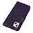 Custodia Portafoglio In Pelle Farfalla Cover con Supporto L10 per Apple iPhone 15 Viola