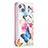 Custodia Portafoglio In Pelle Farfalla Cover con Supporto per Apple iPhone 14 Plus Rosa