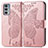 Custodia Portafoglio In Pelle Farfalla Cover con Supporto per Motorola Moto Edge 20 5G