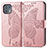 Custodia Portafoglio In Pelle Farfalla Cover con Supporto per Motorola Moto Edge 20 Lite 5G Rosa