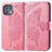 Custodia Portafoglio In Pelle Farfalla Cover con Supporto per Motorola Moto Edge 20 Lite 5G Rosa Caldo